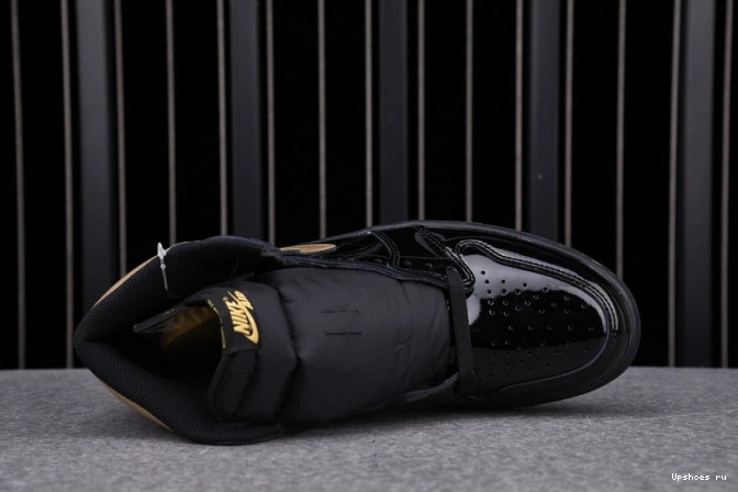 Air Jordan Metallic High (2020) Retro Gold 1 Black 555088-032 0319